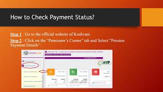 Koshvani Check Pension Payment Status Uttar Pradesh UP [upl. by Amena]