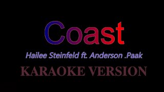 Coast  Hailee Steinfeld feat Anderson Paak Karaoke Version Instrumental [upl. by Faria891]