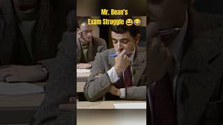 Mr Beans Exam Struggle comedyshorts humorshorts funnyshorts classiccomedy [upl. by Aynatal]