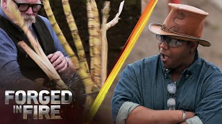 HIGHLY DESTRUCTIVE Charay Sword PIERCES the Final Round Season 4  Forged in Fire  History [upl. by Ahsetel206]