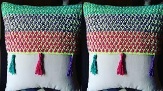 FUNDAS PARA ALMOHADAS TEJIDOS A CROCHET [upl. by Nabroc28]