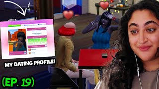 we are really bad at online dating  Sims 4 100 Baby Challenge EP 19 [upl. by Ridglea]