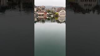 River Rhein in Schaffhausen Switzerland [upl. by Evan625]