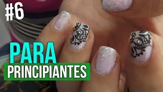 Diseño de Uñas Con Mandalas Para Principiantes Paso A Paso [upl. by Lazarus]