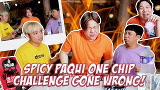 SPICY PAQUI ONE CHIP CHALLENGE GONE WRONG NAGKAPIKUNAN MGA BAYUT  BEKS BATTALION [upl. by Clava745]