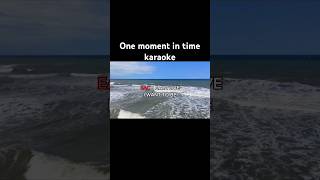 One moment in time  Whitney Houston  karaoke shortvideo shorts onemomentintime [upl. by Nimad]