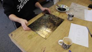 The Etching Process Adding an Aquatint [upl. by Poland]