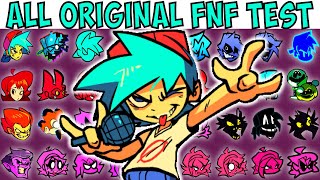 ALL ORIGINAL FNF CHARACTERS  FNF Character Test  Gameplay VS Playground [upl. by Irahcaz]