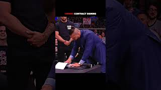 Normal Vs Legends Contract Signing 🔥 Edit wwe aew shorts [upl. by Dlorag263]