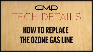 Ozone Gas Line Replacement Step by Step Tech Details [upl. by Erelia]