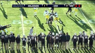 UNH Football Highlights vs Delaware 111514 [upl. by Elmina]