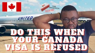 What To Do After Canada Visa Refusal  Study Permit Refusals I Understand Your Options [upl. by Kristie]