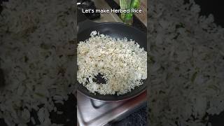 Herbed RIce Recipe✨️rice trending food recipes lunch dinner explore leftoverricerecipe easy [upl. by Conway136]