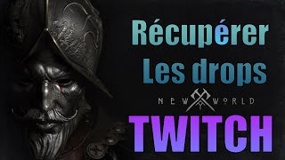 NEW WORLD  Comment récupérer les drops TWITCH et les équiper [upl. by Gnahk]