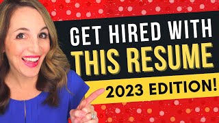 How to Write The BEST Resume in 2023  NEW Template and Examples INCLUDED [upl. by Maribelle]