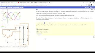Electude Rectificador trifásico en un circuito en estrella [upl. by Dur725]