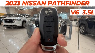 NEW 2023 Nissan Pathfinder 35L V6 Startup amp Review [upl. by Jehiel]