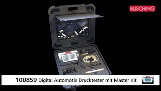 BUSCHiNG ArtNr 100859 Digital Automotiv Drucktester mit Master Kit [upl. by Rifkin]