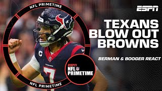 Browns vs Texans Recap Houston got more amp more impressive Berman  NFL Primetime [upl. by Aciretehs]