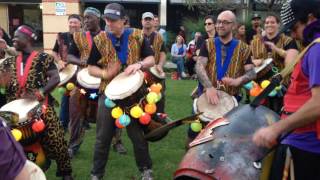 Akwaaba African Drumming  community festivals [upl. by Azenav]