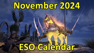 ESO 202411 Calendar Events amp Rewards [upl. by Sinnaoi]