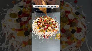 Live Cheese Burst Pizza Making in delhi youtubeshortsindia streetfood ytshortsindia foodie [upl. by Terryn]