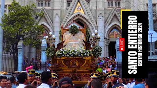 SANTO ENTIERRO desde el CENTRO HISTORICO DE SAN SALVADOR  SEMANA SANTA EL SALVADOR 2024 [upl. by Cirda]