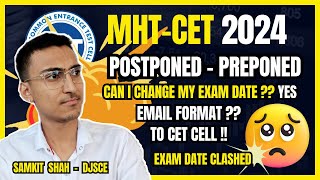 MHTCET Exam Dates Can be Changed  How  Exam Clashed with UGEE amp CUET ✅ MHT CET 2024 [upl. by Fredra336]