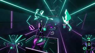 Testing AudioLink Shader in Beat Saber [upl. by Nosrac]