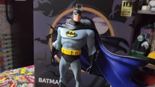 GRAND ADVENTURES UNBOXING Iron Studios 110 scale Batman The Animates Series Batman [upl. by Romeu]