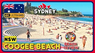 🇦🇺 Coogee Beach Sydney Perfect Beach for Chilling😎🧘 4k Walking Tour  4k Beach Walk [upl. by Anilesor849]