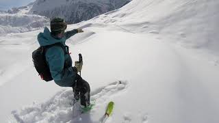 Les Arcs Aiguille Grive Freeride to PeiseyNancroix [upl. by Notneuq168]