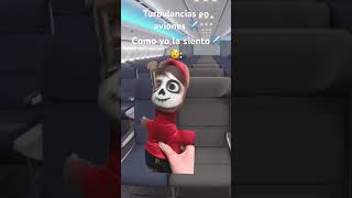 Turbulencias en gente normal vs yo 🤣😂 CréditosNachter [upl. by Ariaes574]