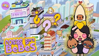 ¿Dónde encontrar COSITAS para BEBÉS en Toca Life 🤔 Versión GRATIS y de PAGO [upl. by Milan426]