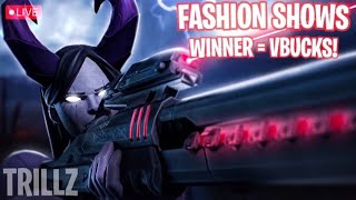 🔴REAL FORTNITE FASHION SHOW amp HIDE amp SEEK LIVE 1 WIN  2500 VBUCKS CUSTOM MATCHMAKING fashionshow [upl. by Mulcahy]