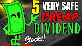 5 Undervalued VERY SAFE Dividend Stocks [upl. by Ymerrej]