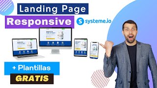 ✅ Landing Page RESPONSIVE con Systemeio  Tutorial en Español [upl. by Namielus]