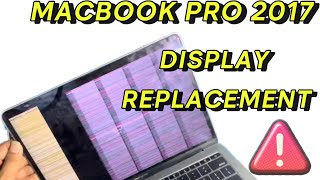 Apple macbook pro 2017 13 inch screendisplay replacementchange macbook repair pokhara apple [upl. by Rheingold]