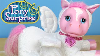 Pony Surprise Moonlight Toy  How Many Ponies Will Mama Have [upl. by Thilda]