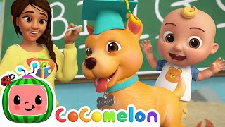 Bingos First Day at School 🐶 Baby JJs BINGO Spelling Song  CoComelon Nursery Rhymes amp Kids Songs [upl. by Rehpotsihc235]