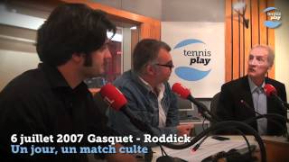 Un jour un match culte  Gasquet  Roddick Wimbledon 2007 [upl. by Ettennal478]