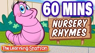 Herman the Worm  Popular Nursery Rhymes Playlist for Children  by The Learning Station [upl. by Ursala]