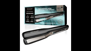 Revamp Professional  Enigma Wide Ionic Radiance Ceramic Hair Straightener ST3000 [upl. by Benito]