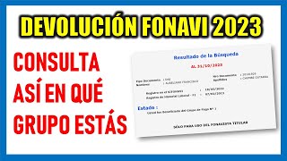 LINK FONAVI 2023 Consulta así cuándo te pagarán y en qué grupo estás de la devolución del FONAVI [upl. by Grearson]