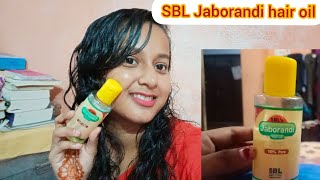 SBLs Jaborandi Hair Oil Review  100 Parcent Pure Jaborandi oil worldclasshomoeopathy review [upl. by Dnalro779]