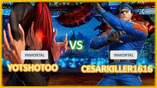 KOF XV yotshotoo vs cesarkiller1616 recordando a kronen roto [upl. by Anuahc]