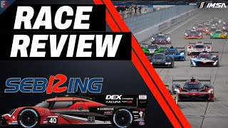 12 Hours of Sebring 2024 Race Review [upl. by Aitercul]