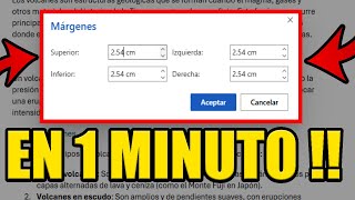 como PONER MARGEN en WORD WEB ✅ [upl. by Arahahs2]