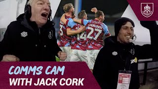 Corky On Commentary  COMMS CAM  Burnley 10 Fleetwood Town [upl. by Eiluj]