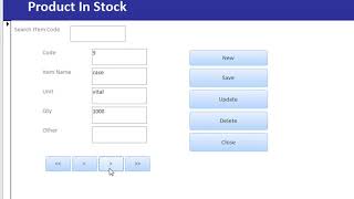 Microsoft Access DAO First Pre Next Last Button [upl. by Sigismond]